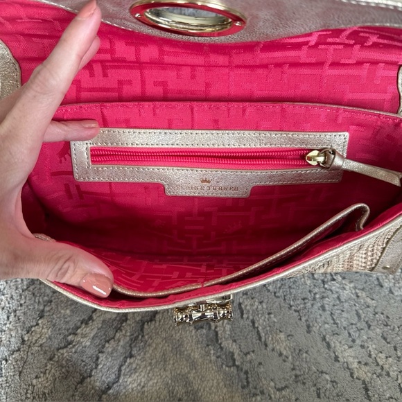 Elaine Turner Clutch Envelope Chain Strap Kisslock Handbag Shoulder Bag - Picture 10 of 10